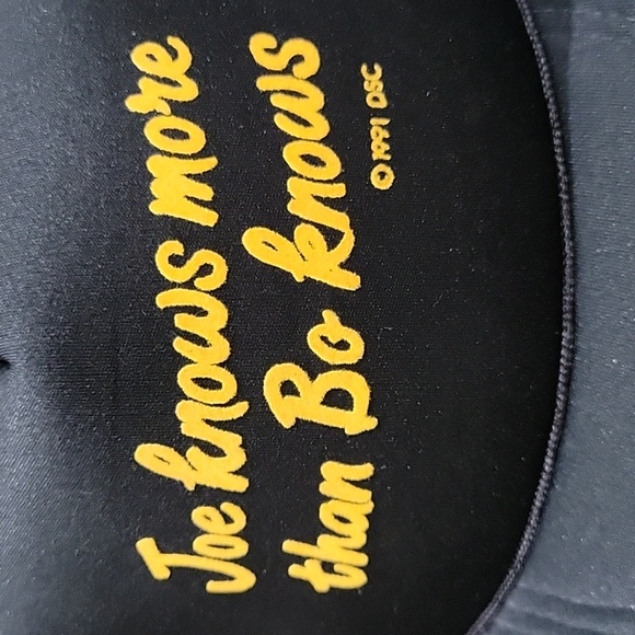 Vintage Joe Knows More than Bo Rare Trucker snapback - Picture 7 of 9